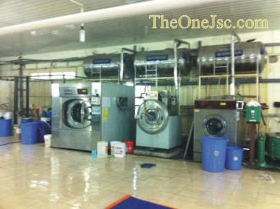 hệ thống xưởng giặt là công nghiệp