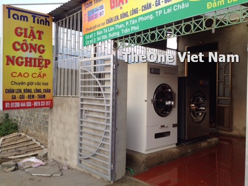 cấp thiết bị giặt cho Xưởng giặt Tâm Tĩnh, Lai Châu, việt Nam